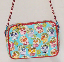 Red chain Zippered Bag