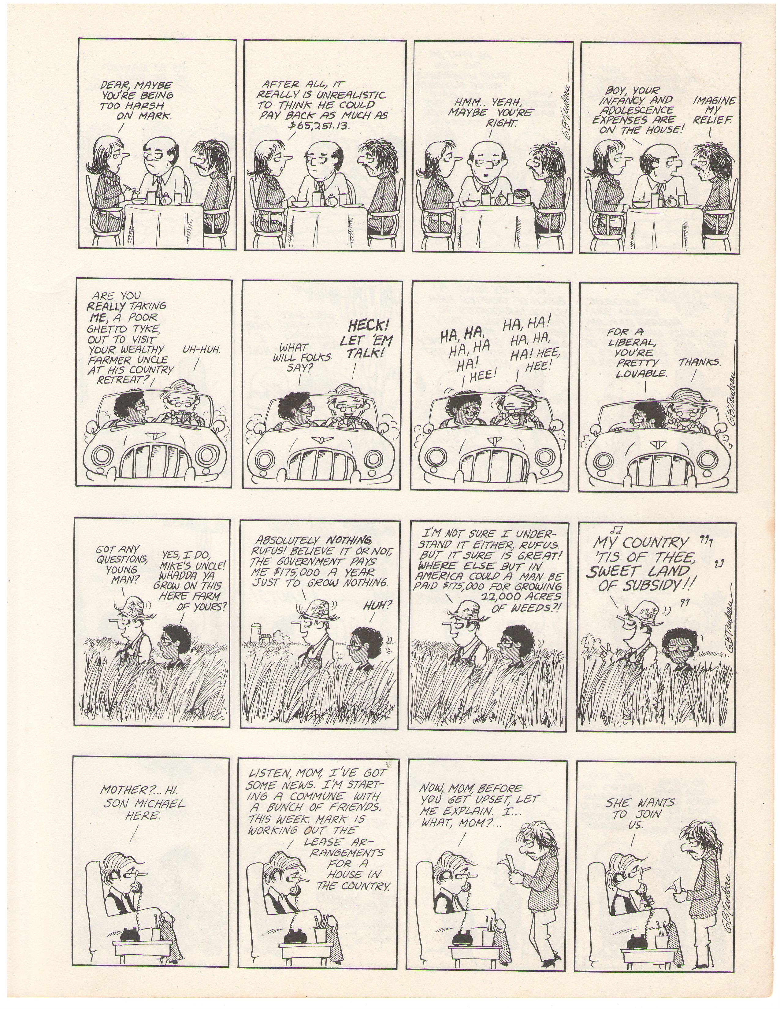 Read online The Doonesbury Chronicles comic -  Issue # TPB (Part 1) - 35