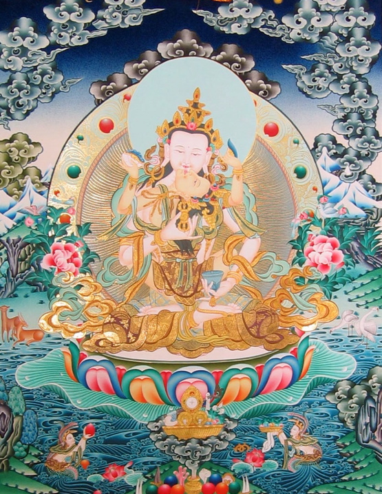 Ваджрасаттва божество изображение