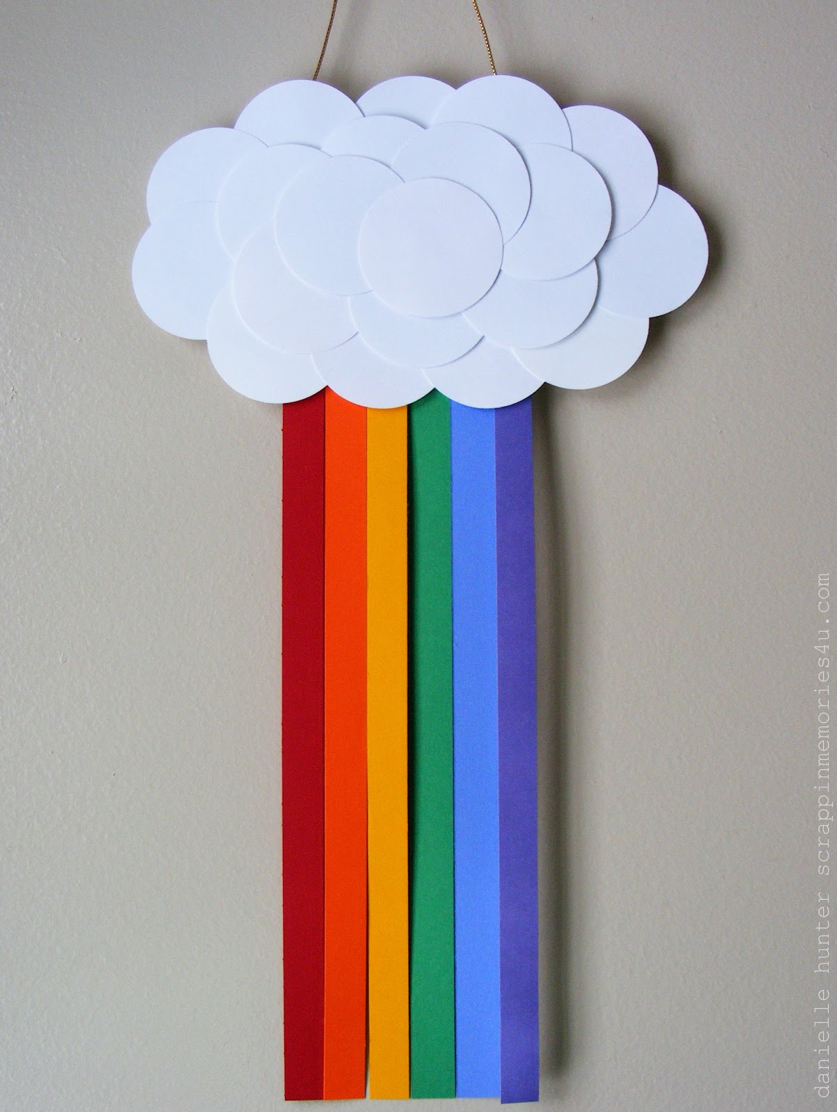 Snap.Scrap.Blog.Tweet: Kids Craft Idea: Paper Rainbow for St. Patrick's Day