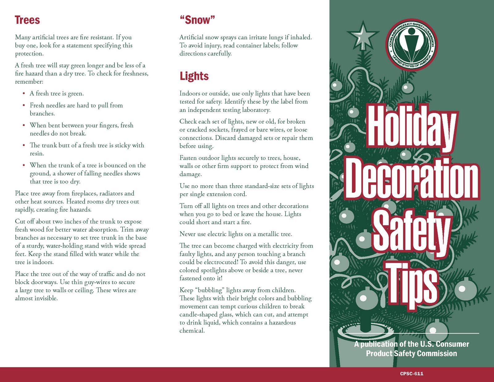 ... 我們關注列治文市政與民生: Christmas Decoration Safety Tips