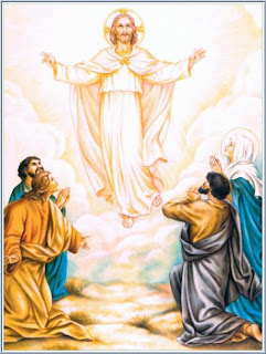 Jesus Christ ascension to Heaven drawing art picture, people praying Jesus download free religious images and PPT Christian pictures