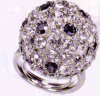 Kenneth Jay Lane's Beautiful Diamond Christmas Giant Baubles hot photo