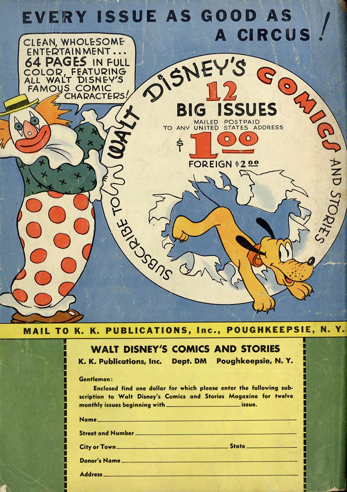Read online Walt Disney's Comics and Stories comic -  Issue #8 - 68