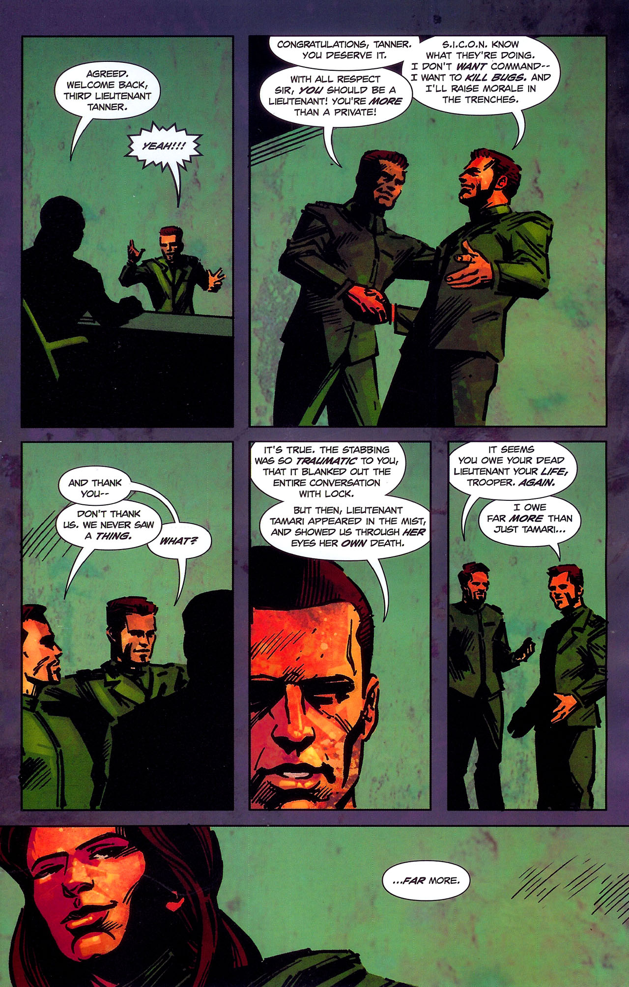 Read online Starship Troopers: Damaged Justice comic -  Issue #4 - 11