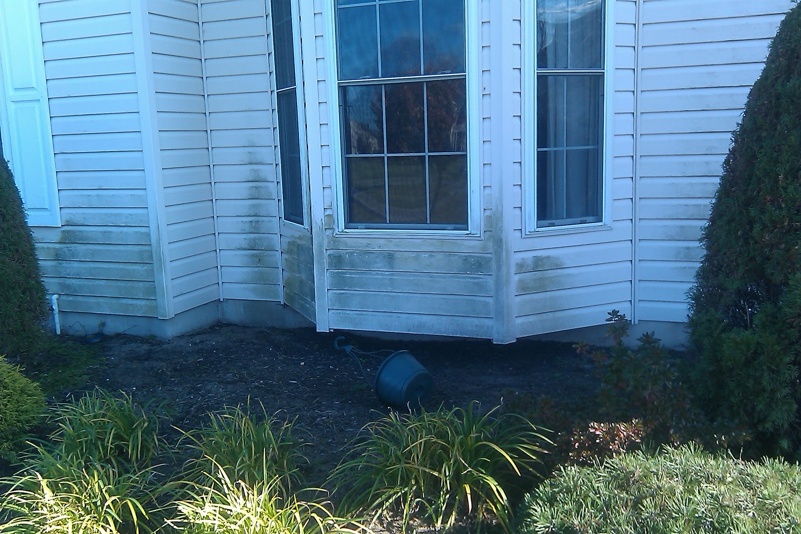 Yates Powerwashing & Exterior Cleaning Concepts Tough Black Mold House