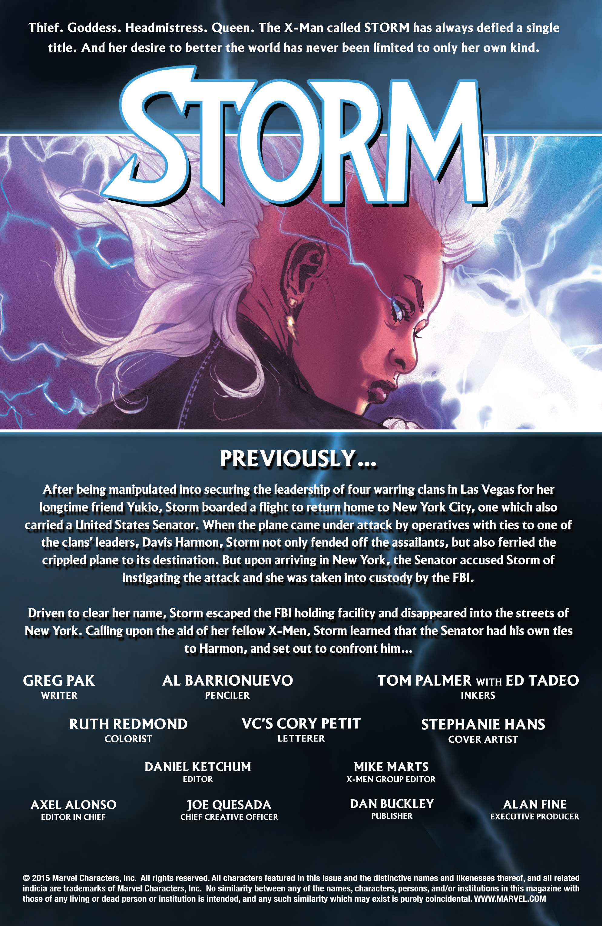 Read online Storm comic -  Issue #8 - 2