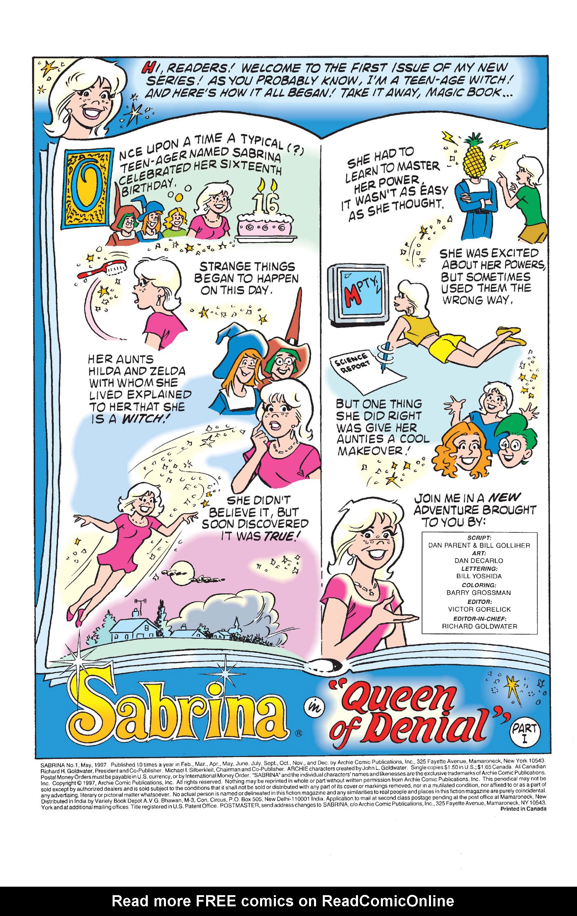 Read online Sabrina the Teenage Witch (1997) comic -  Issue #1 - 2