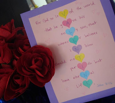 John 3:16 Valentine Craft