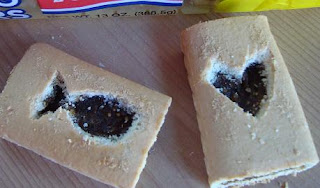 Fig Newtons being cut into shapes