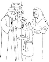 Loss of Jesus Coloring Sheet