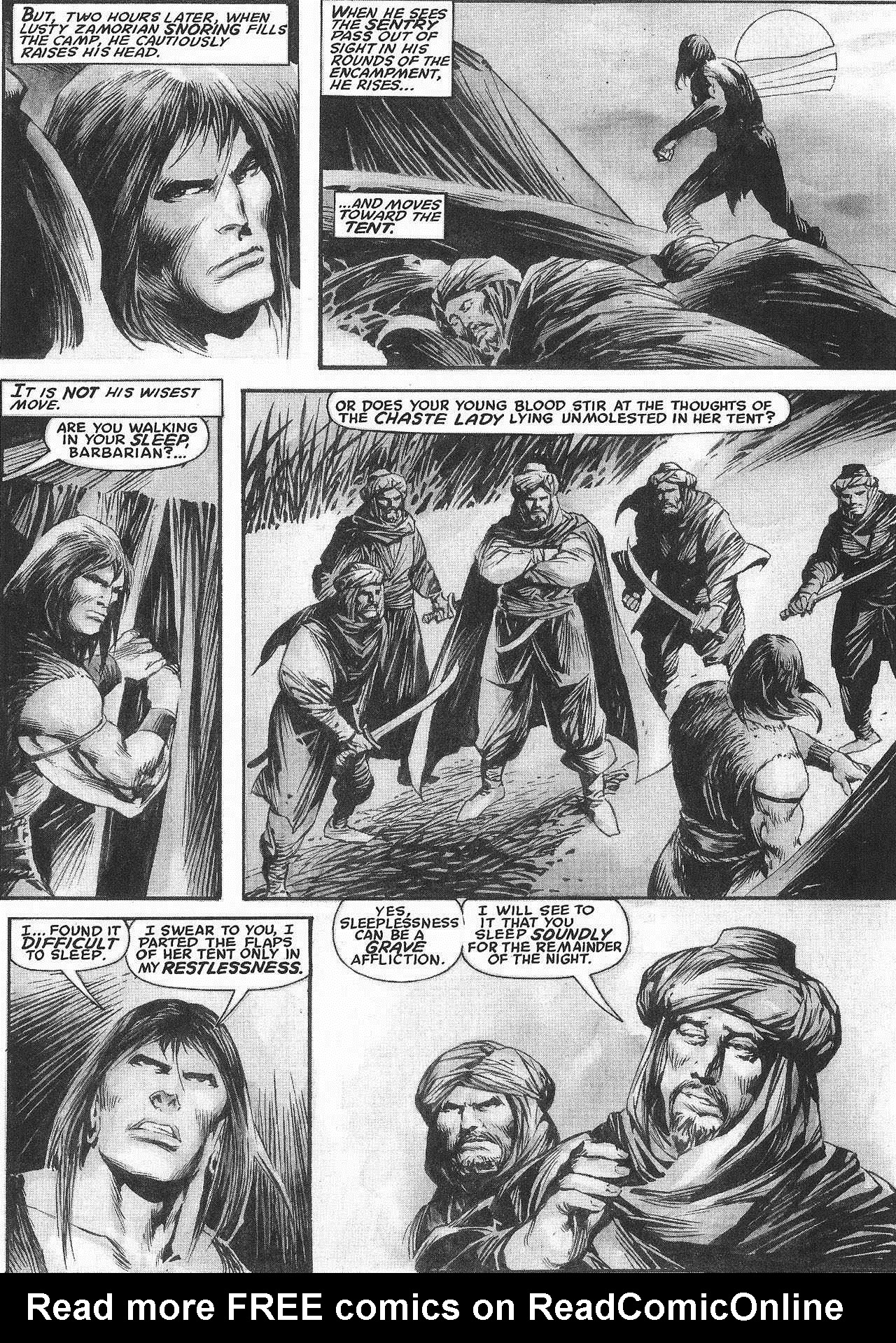 Read online The Savage Sword Of Conan comic -  Issue #207 - 20