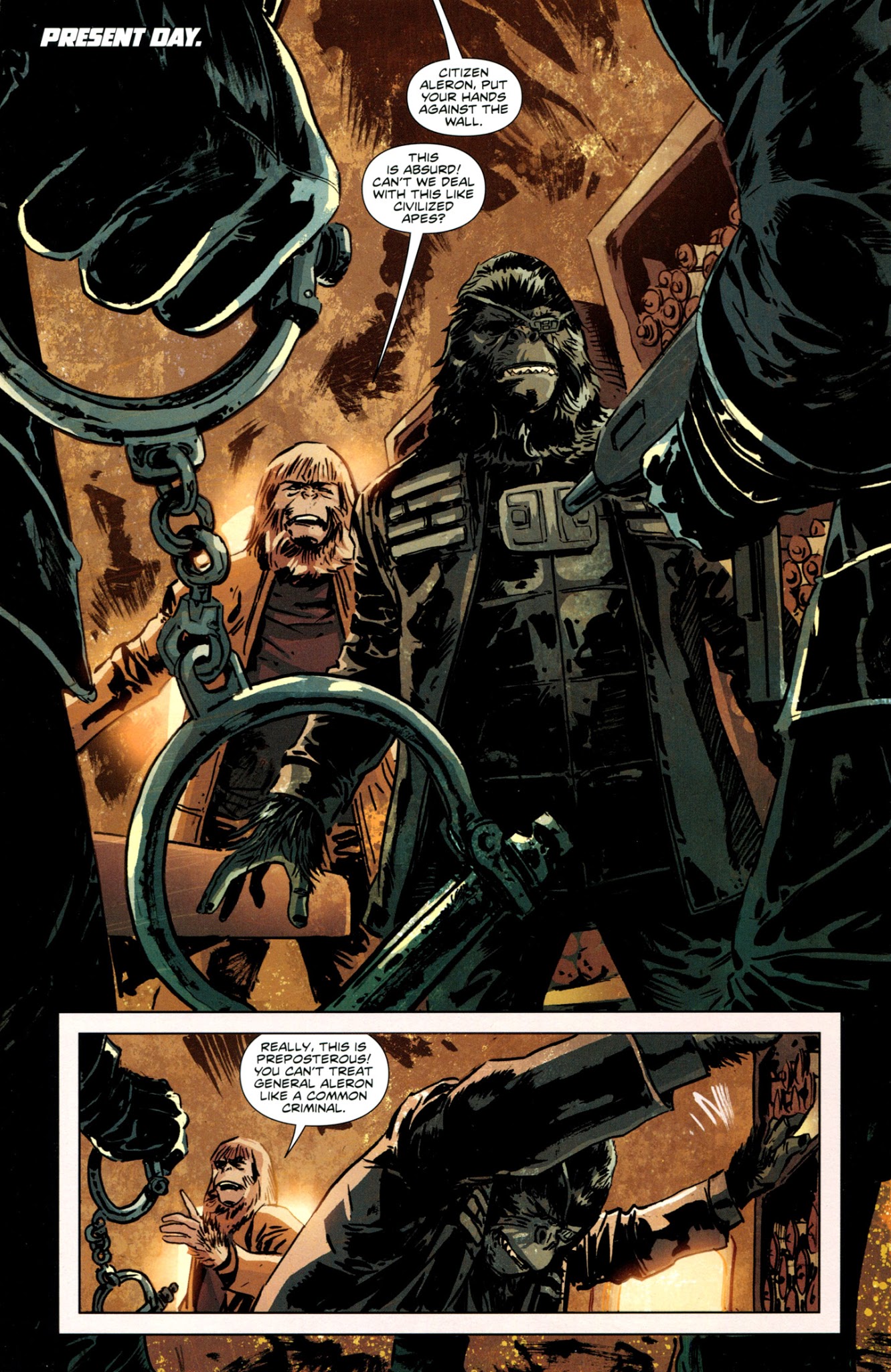 Read online Betrayal of the Planet of the Apes comic -  Issue #2 - 4
