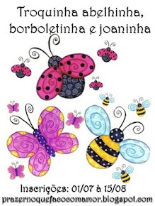 Troquinha Abelhinha, borboletinha e Joaninha