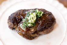 Filet Mignon with Chive Butter Sauce