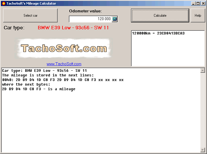 Tachosoft Mileage Calculator software, free download Tachosoft Mileage Calculator software, free download