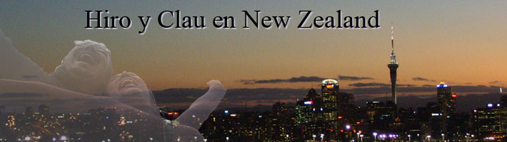 Hiro y Clau en New Zealand