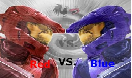 Red vs. blue