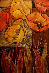 poppies fine carol nelson painting textured paintings abstract five painter revised floral daily flower artist artwork dailypainters artists painters mixed