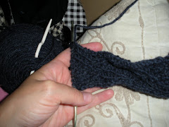 ...and knitting (on hold)