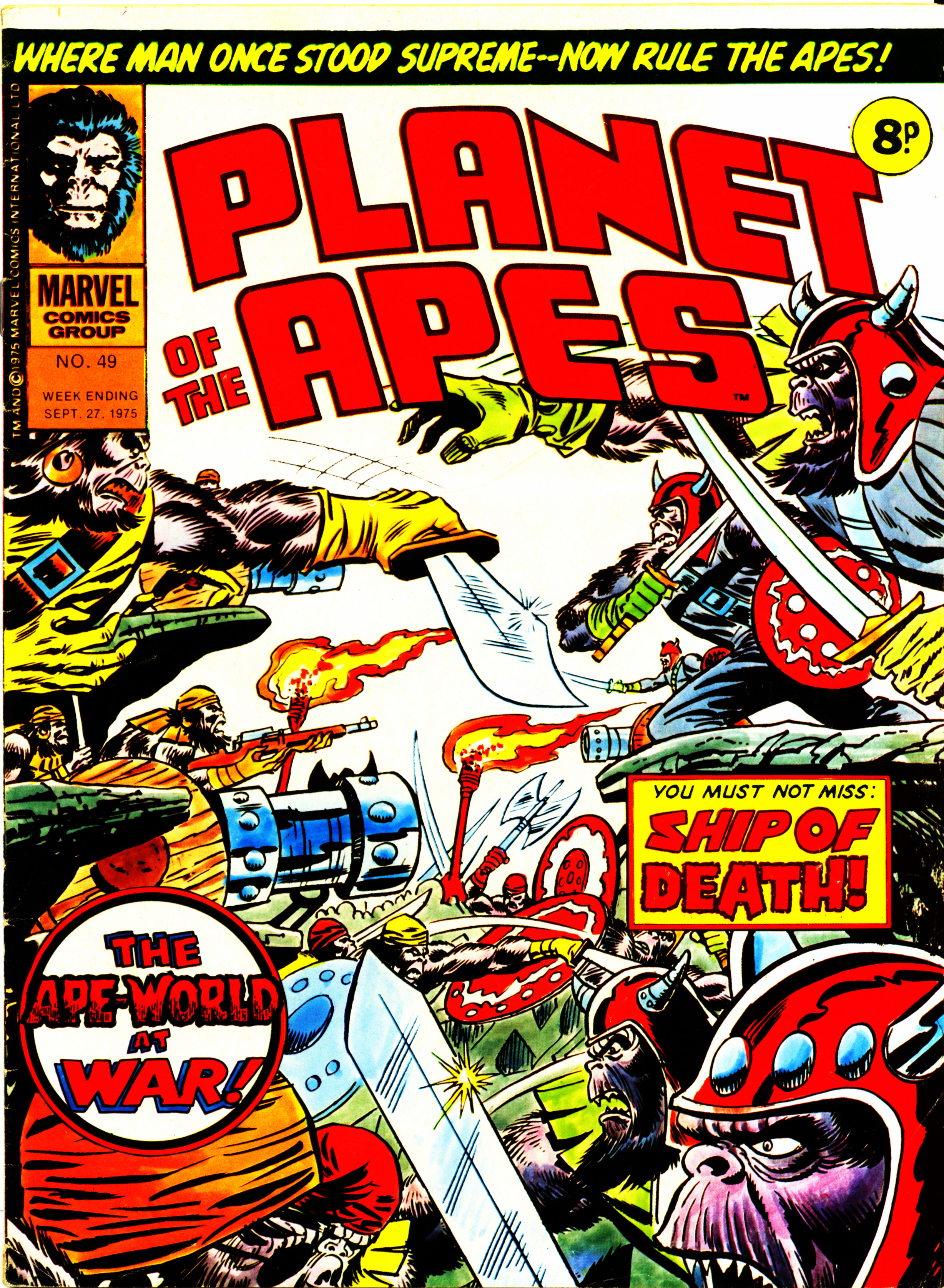 Read online Planet of the Apes (1974) comic -  Issue #49 - 1