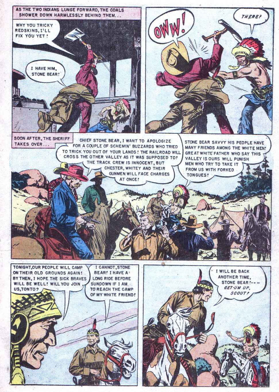 Read online Lone Ranger's Companion Tonto comic -  Issue #8 - 19