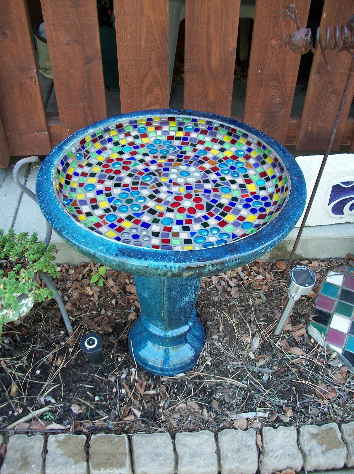Sheryl's Blog Mosaic Bird Bath