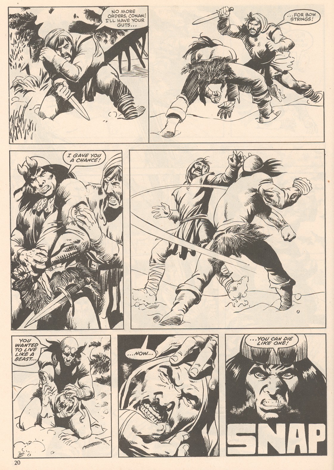 Read online The Savage Sword Of Conan comic -  Issue #105 - 20