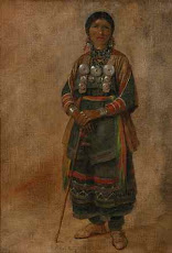 1820's Ojibwa Woman Wears Sash