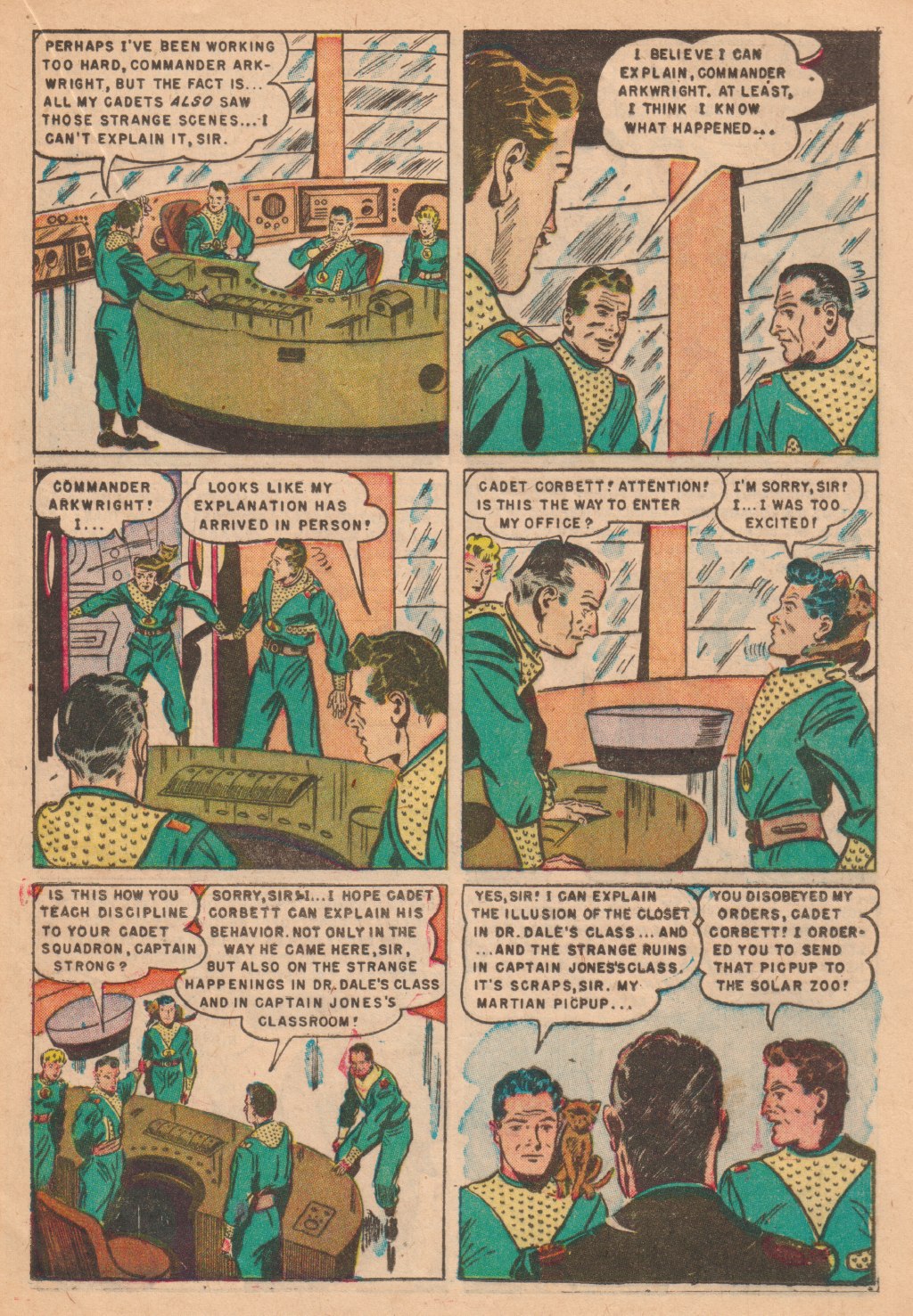 Read online Tom Corbett, Space Cadet comic -  Issue #4 - 13
