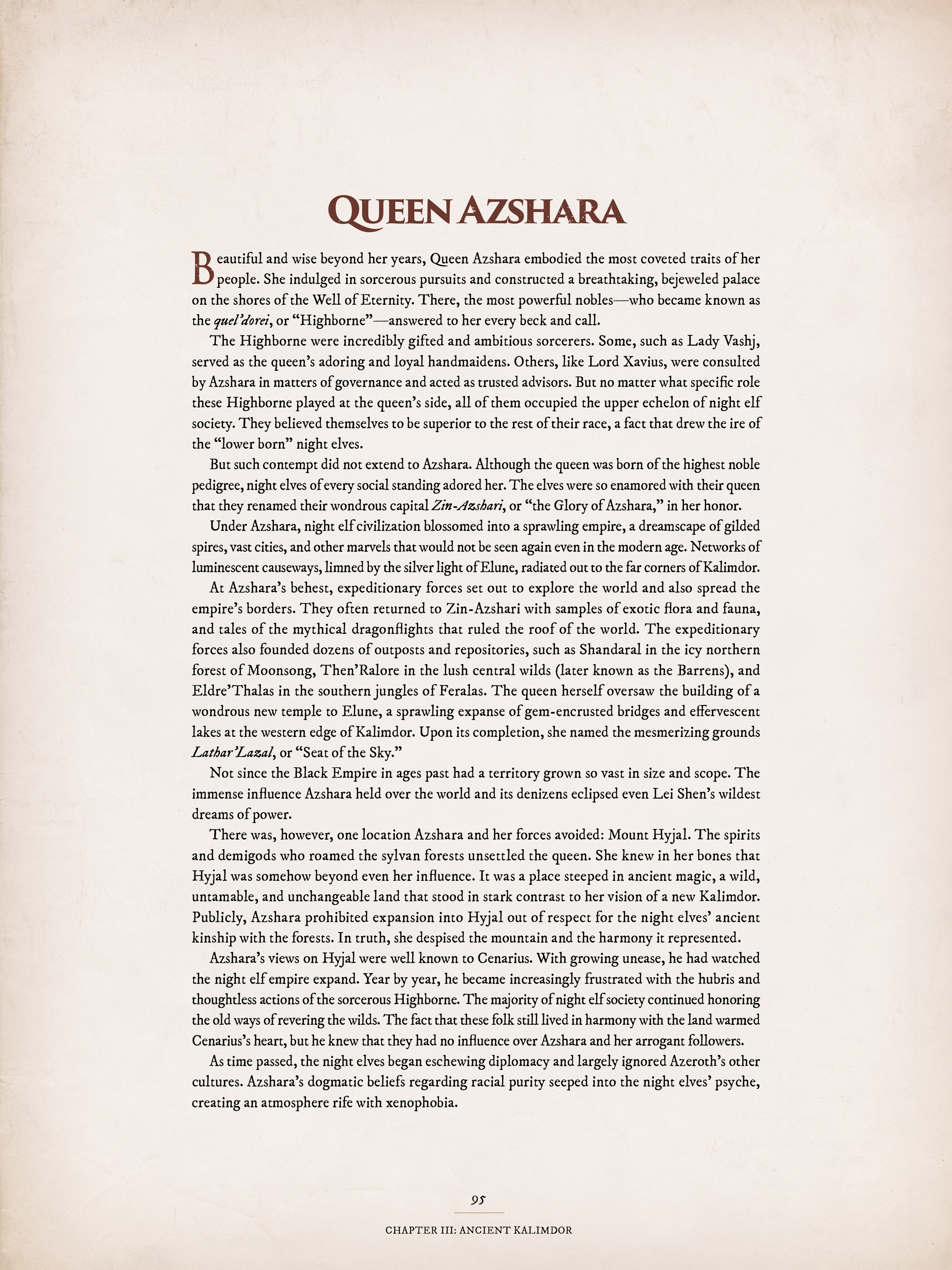 Read online World of Warcraft Chronicle Vol. 1 comic -  Issue # Full - 92