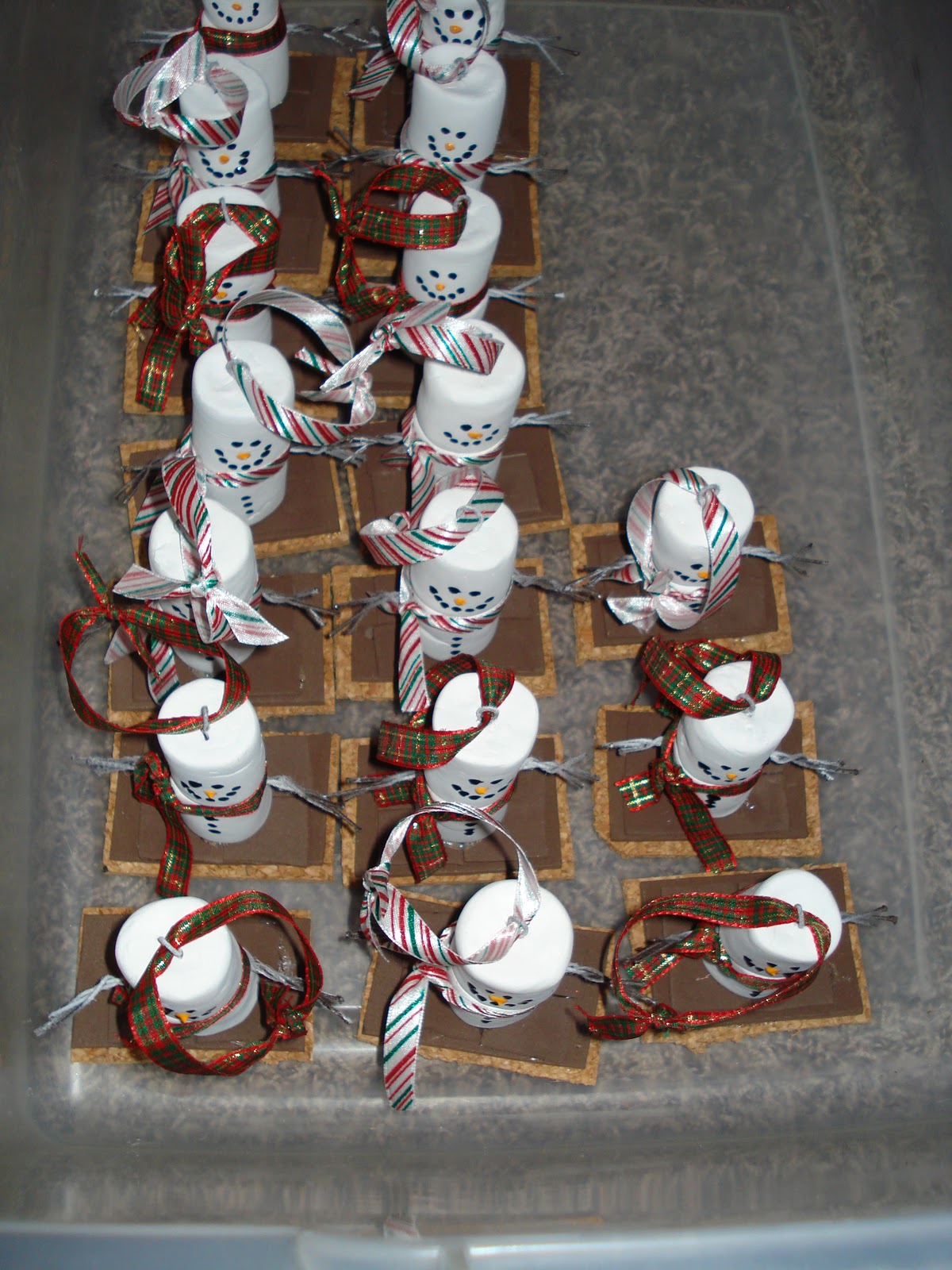 Larson Family Hand Made Ornament Exchange