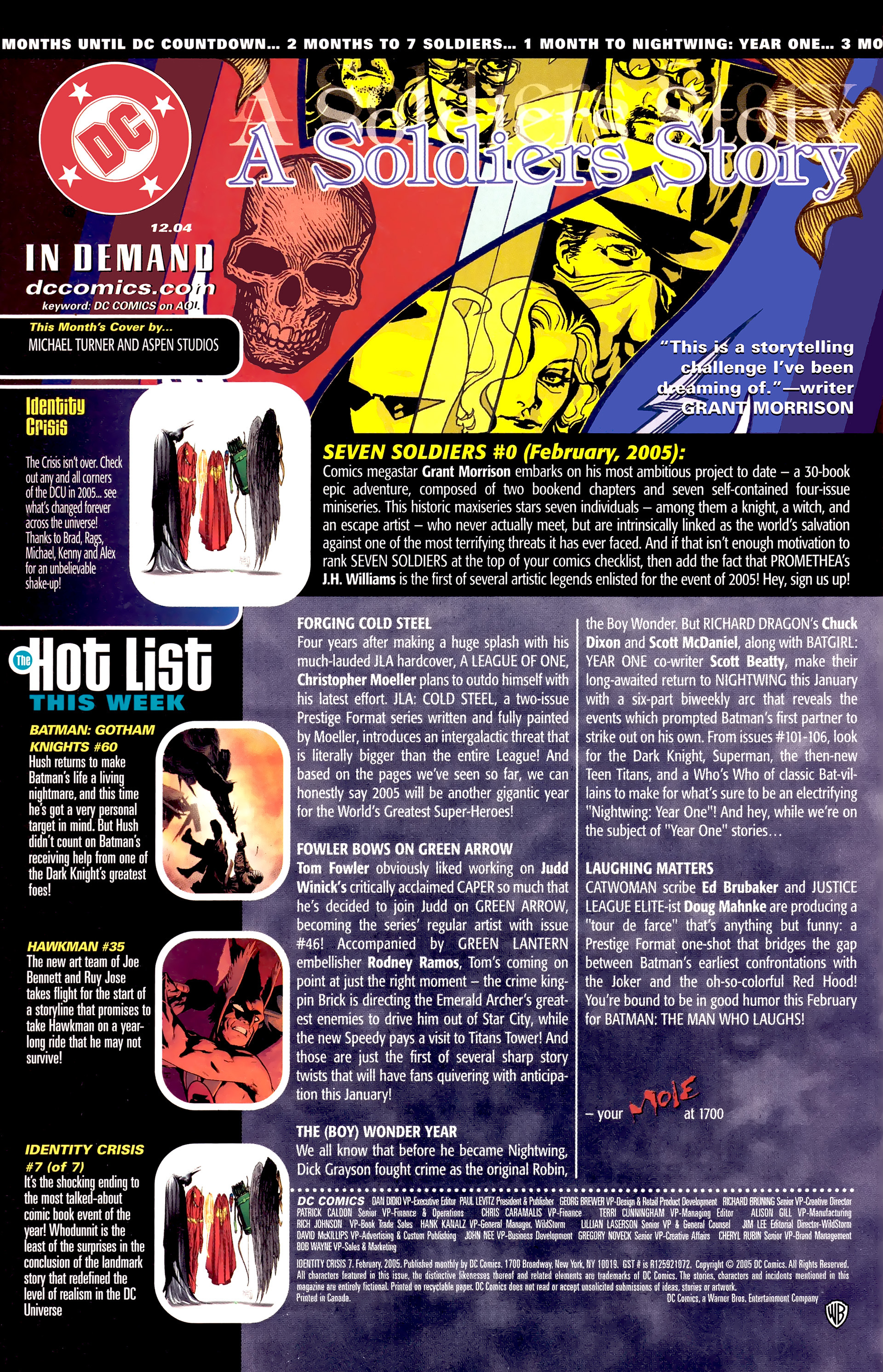 Read online Identity Crisis comic -  Issue #7 - 32