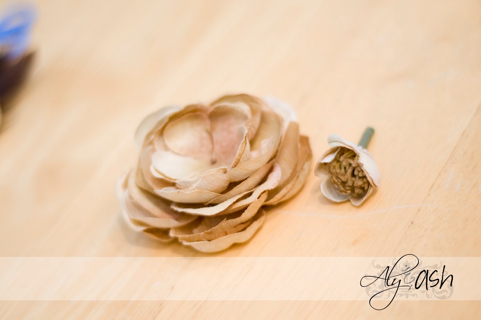 Tutorial Drab to Fab Vintage Silk Flowers Aly&Ash