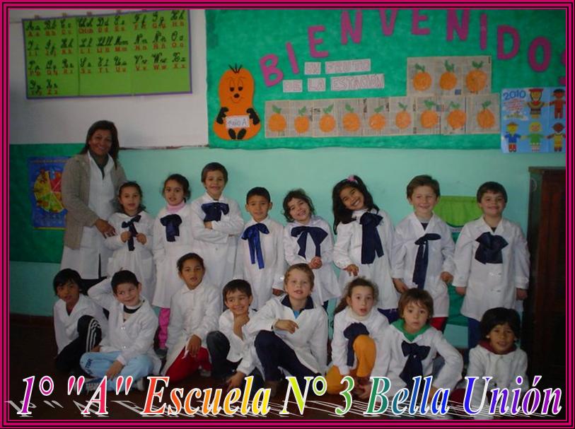 Primer año A. Escuela N° 3 Bella Unión