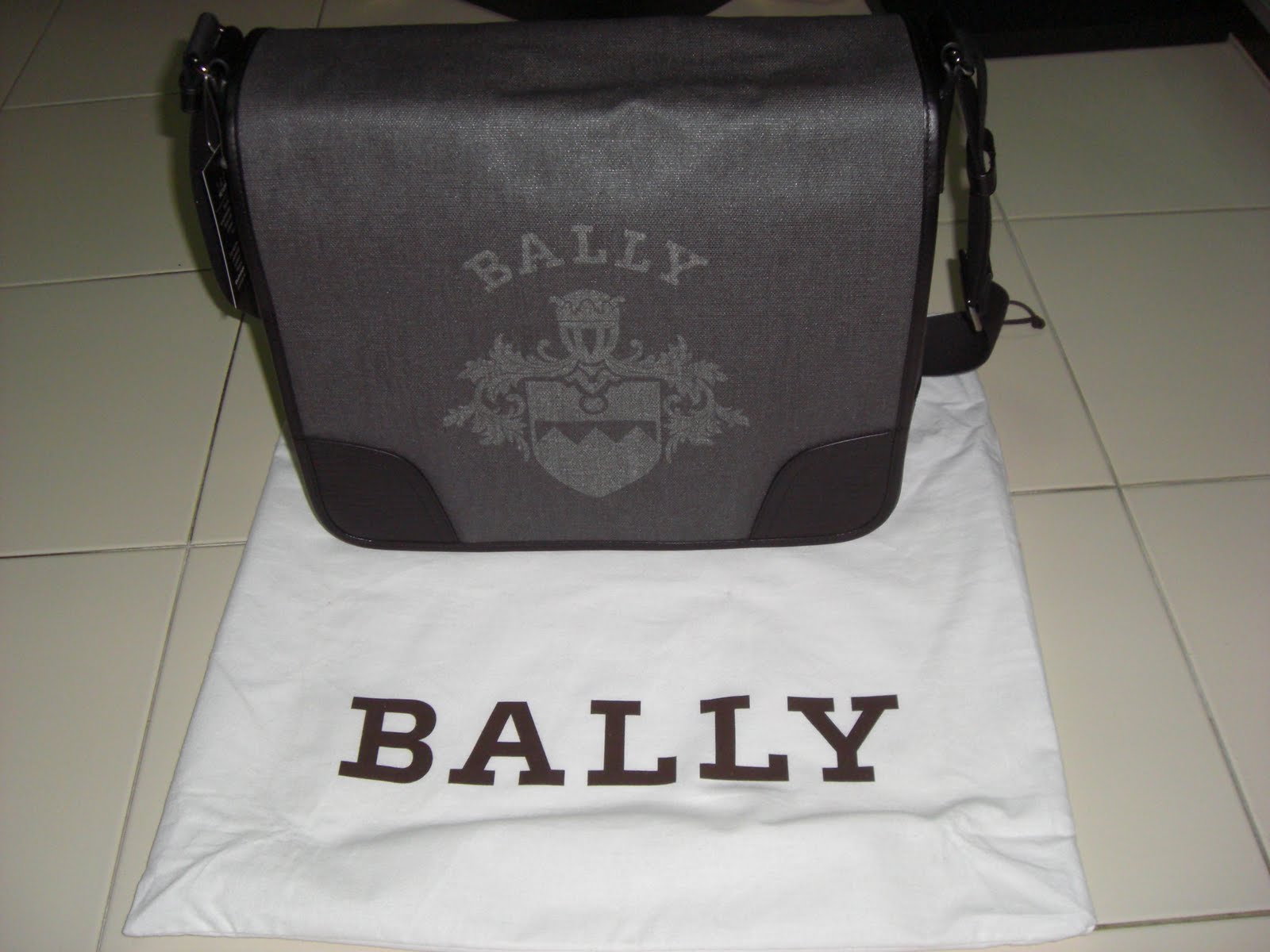 Marc's Macrocosm: Brand New Bally Kiari (Granite) Bag For Sale!