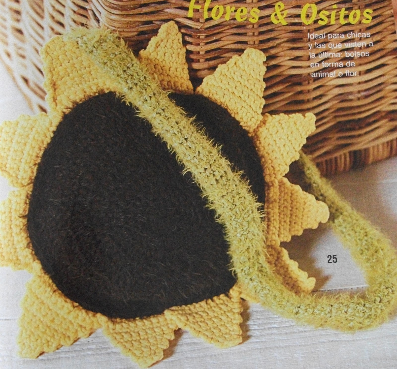 Tejidos "La Chinita": Bolsito Girasol