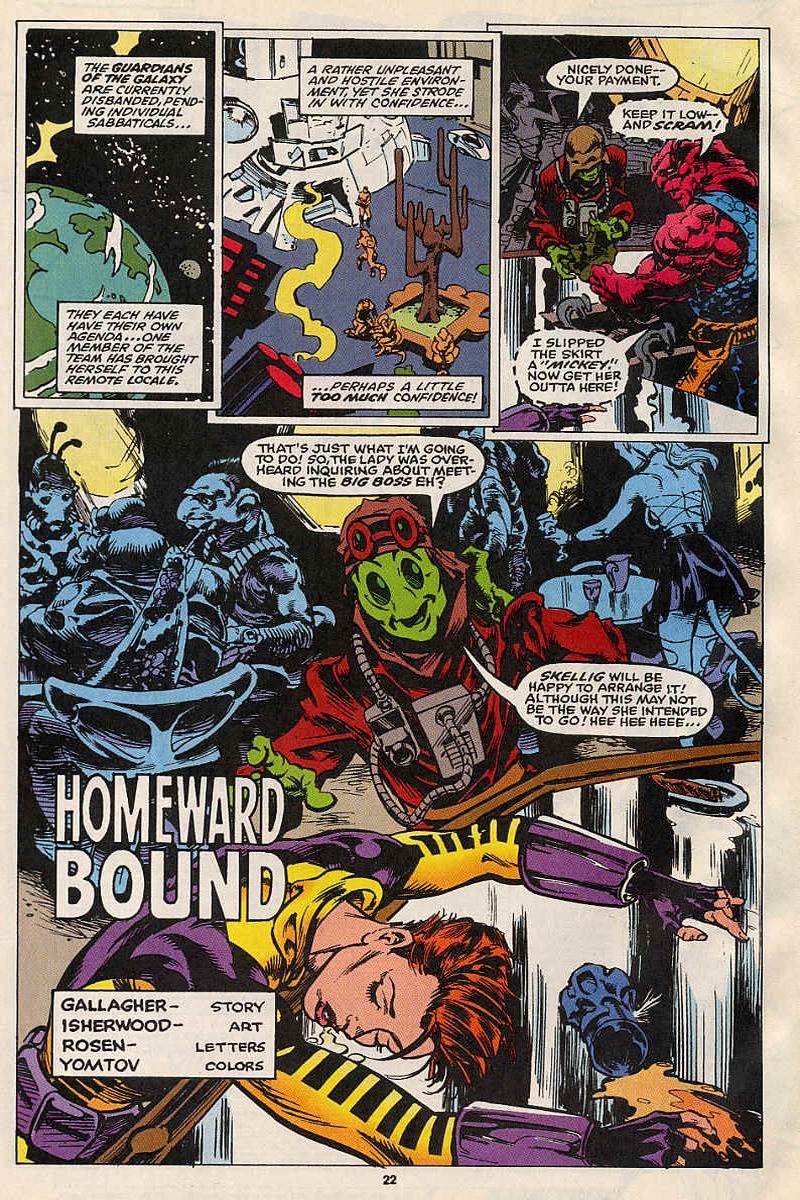 Read online Guardians of the Galaxy (1990) comic -  Issue #60 - 17