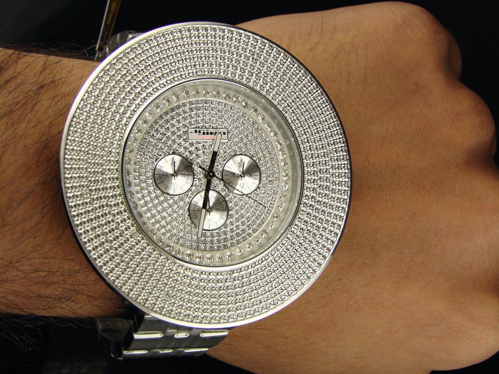 new_york_jewels ICY JOJO/JOJINO/JOE RODEO XXL BEZEL 7 ROW DIAMOND WATCH