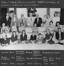 Smith family, Gondhi's 92nd birthday, Dunes Club, Narragansett, RI 1958