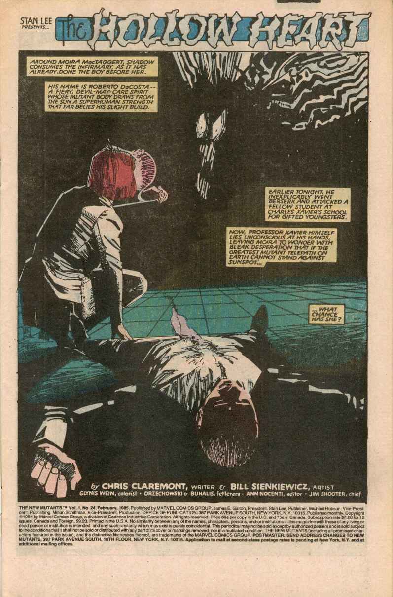 Read online The New Mutants comic -  Issue #24 - 2