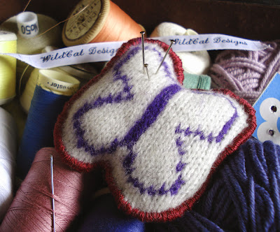 Felted Butterfly Pincushion