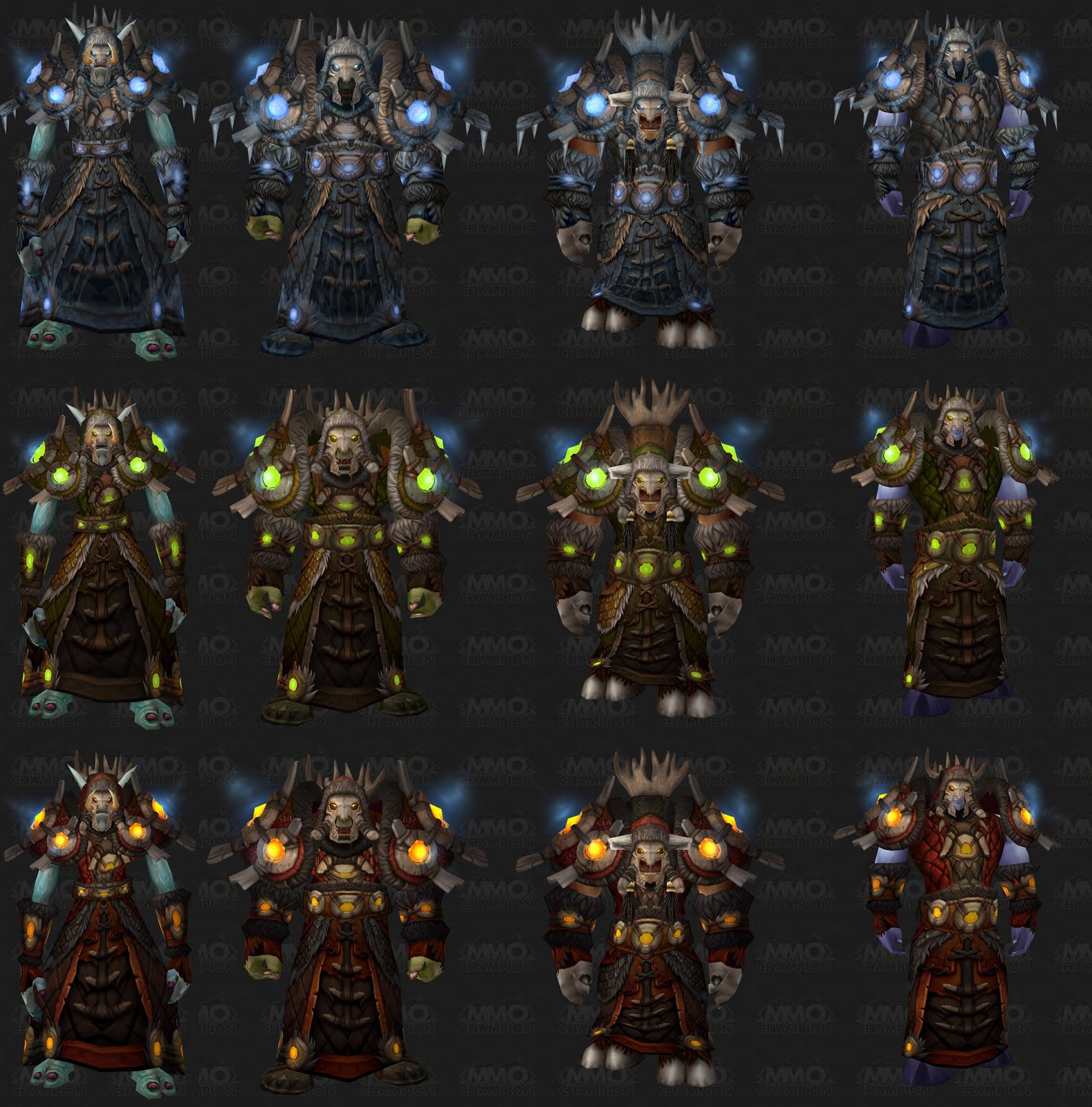 Totally Elemental Tier 10 Armor Set Shamans