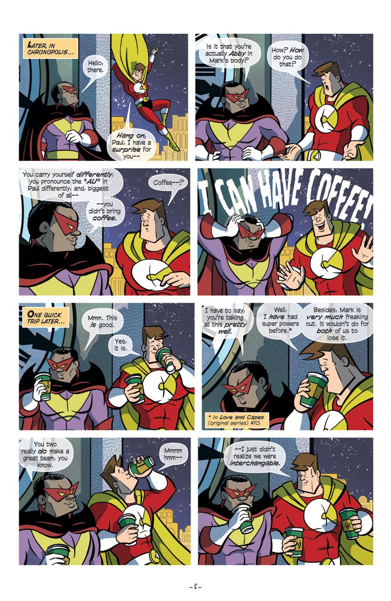 Read online Love and Capes: What to Expect comic -  Issue #5 - 8