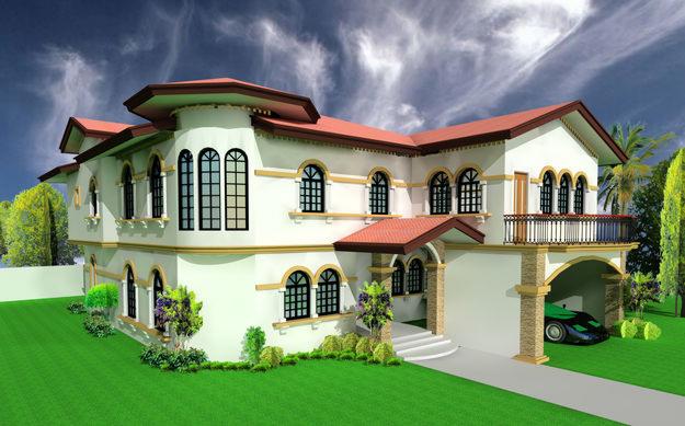  3D  home  Design  Plan  Modern Home  Minimalist Minimalist 