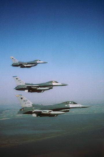 Wolfpack F-16s, Kunsan AB, ROK (April 1996)