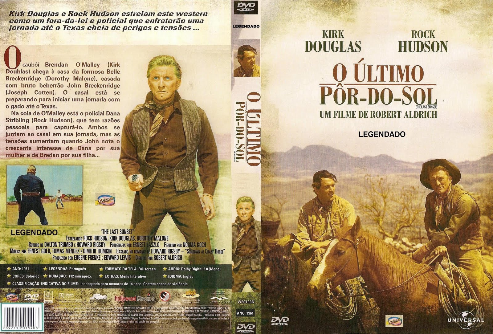 Capas de Fimes de Faroeste: O Último Pôr-do-Sol