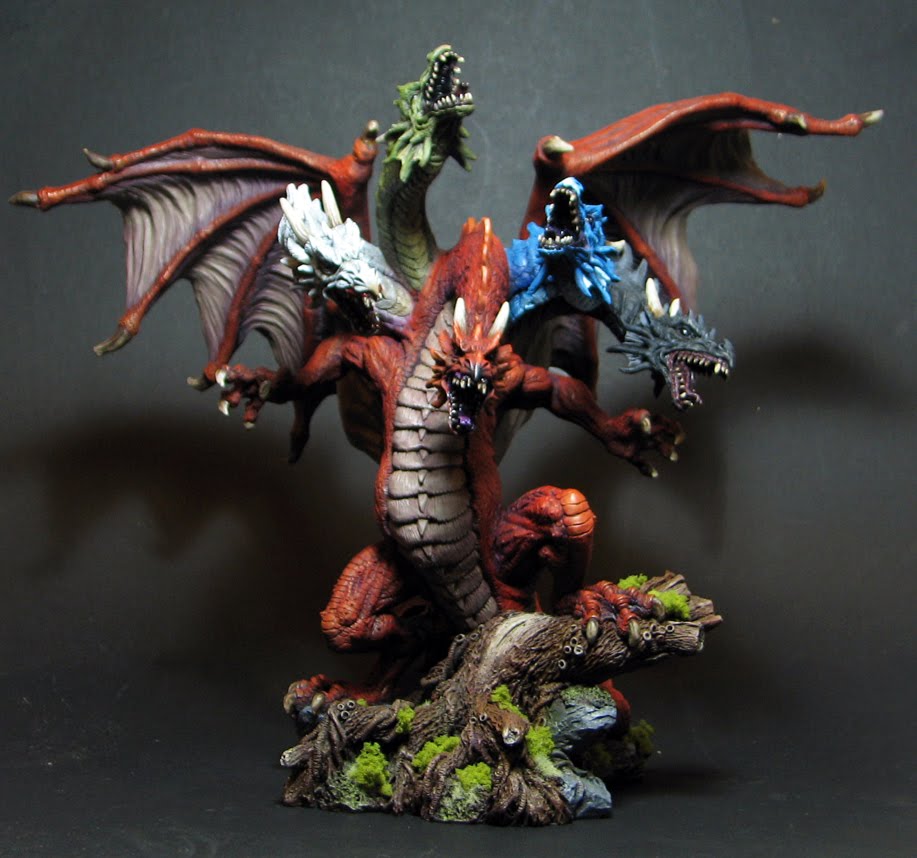 Crognard Paper Mache Tiamat Dragon : r/ArtisanVideos