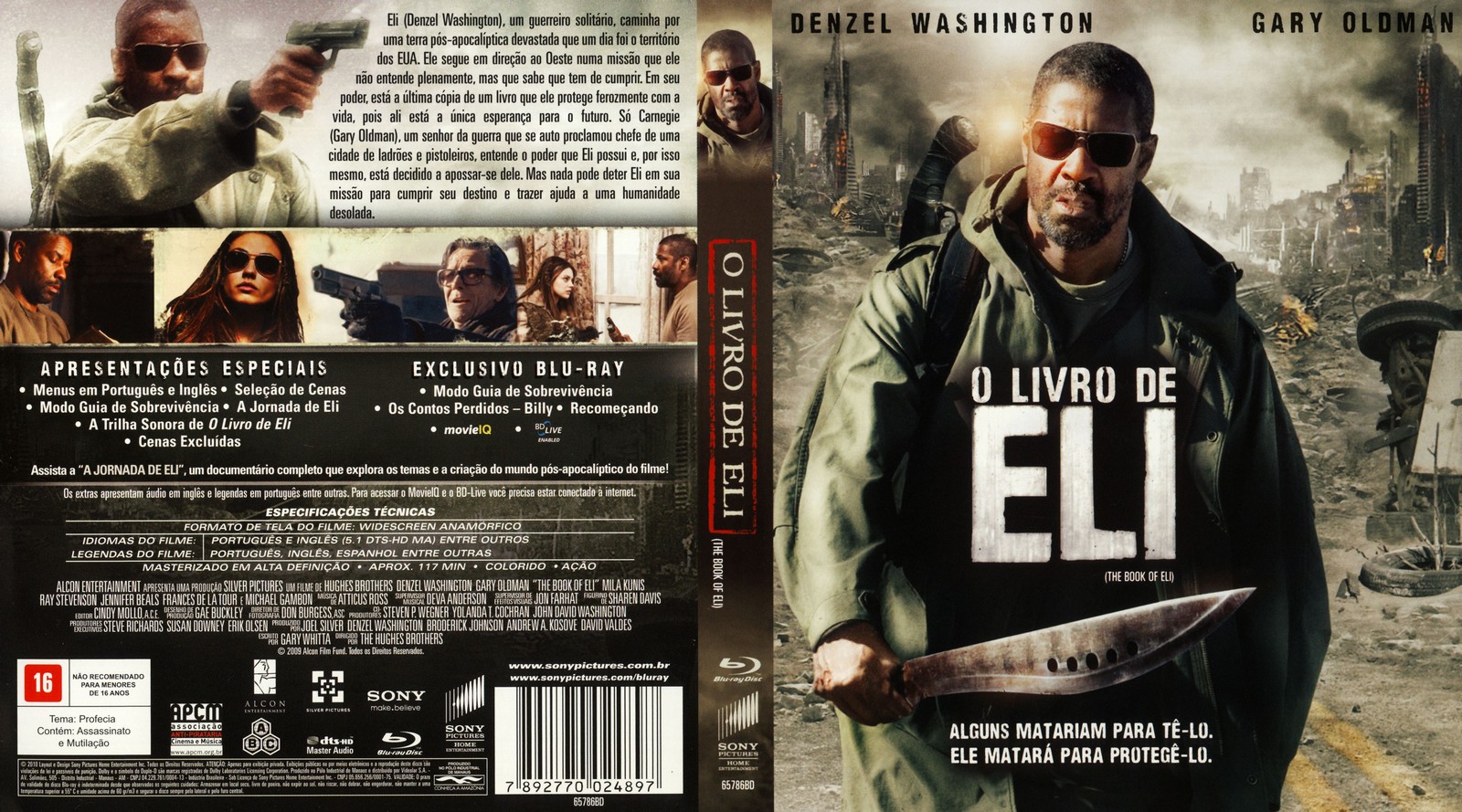 Capas Filmes de Ficção: O Livro de Eli