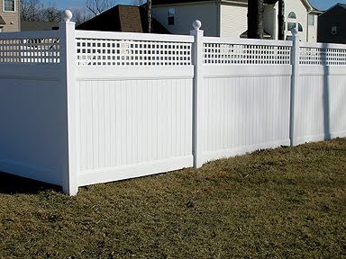 vinyl privacy fence designs